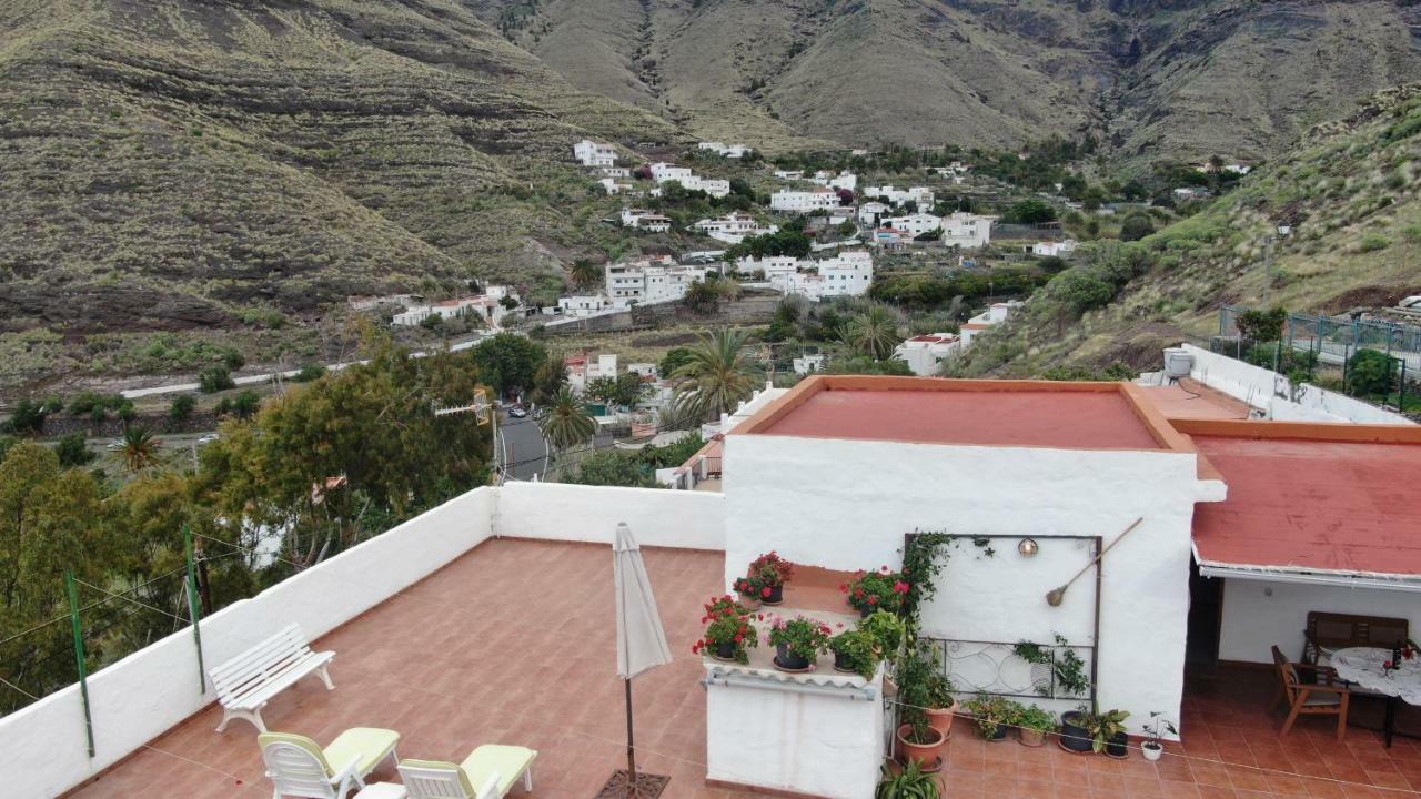 Atico Con Gran Terraza En El Risco De Agaete-Wifi Apartment Agaete  Exterior photo